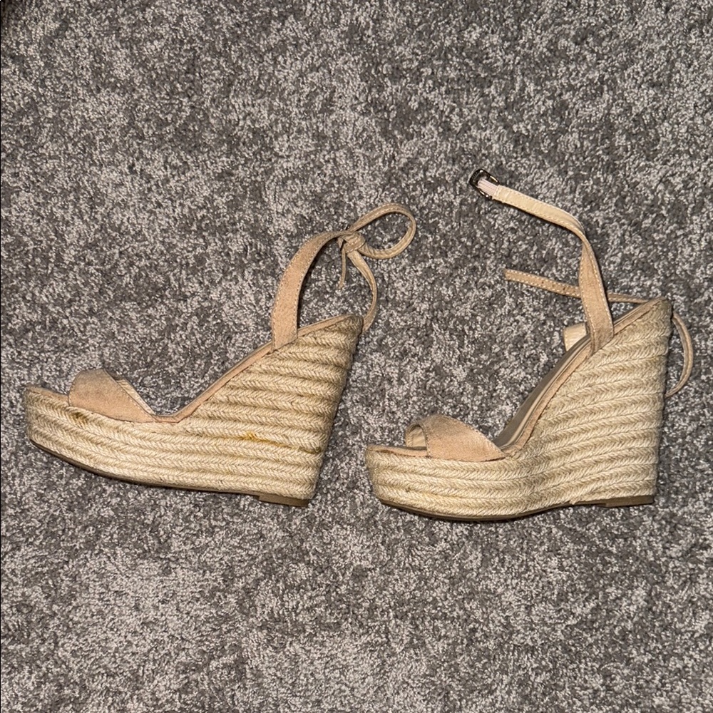 Women's Tan Wedge Sandals